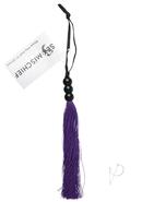 Sex And Mischief Small Rubber Whip 10in - Purple